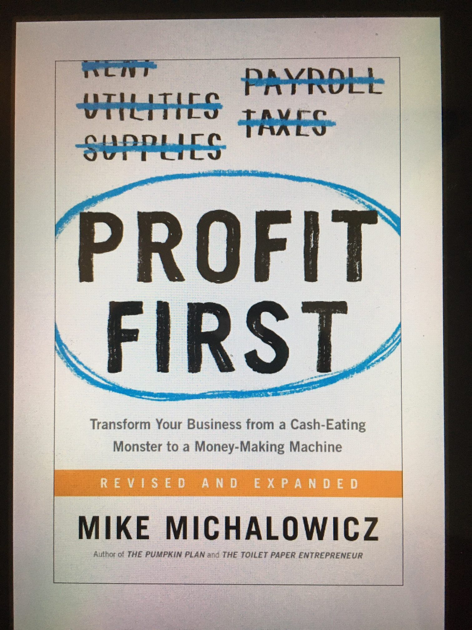 Profit First Mike Michalowicz