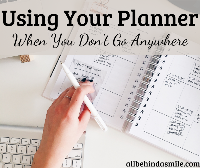 Using Your Planner