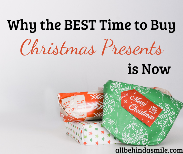 The Best Time to Buy Christmas Presents is Now