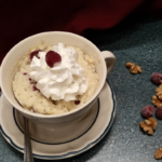 Raspberry Walnut Muffin in a Mug