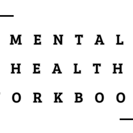 Printable mental health workbook cover