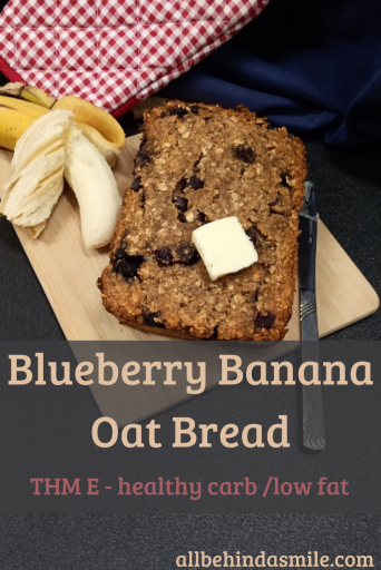 Blueberry Banana Oat Bread